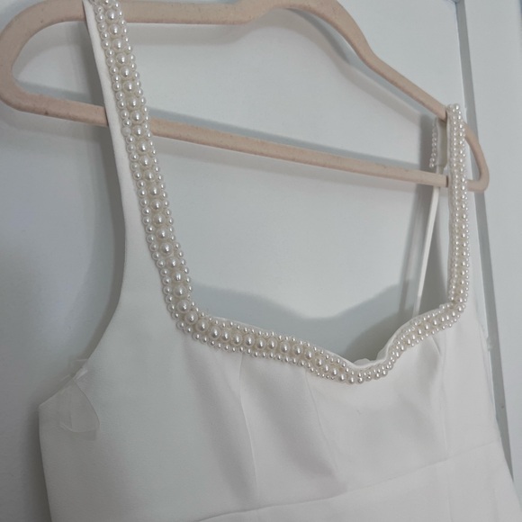 Ines maxi bridal Square Neck Bodycon Dress - Picture 5 of 8